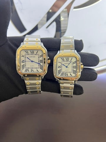 Cartier Pareja Dos Tonos