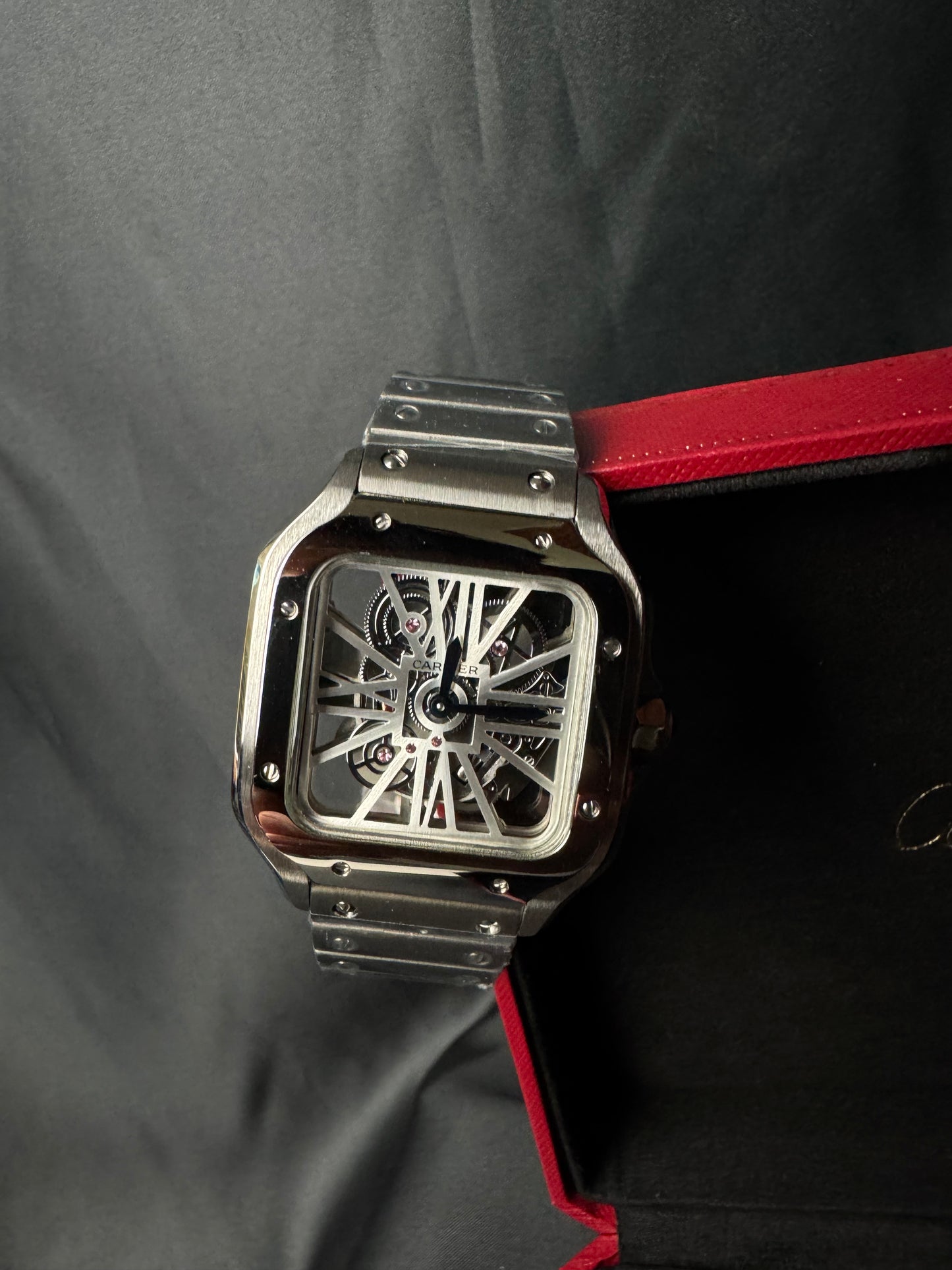 Cartier Santos Skeleton