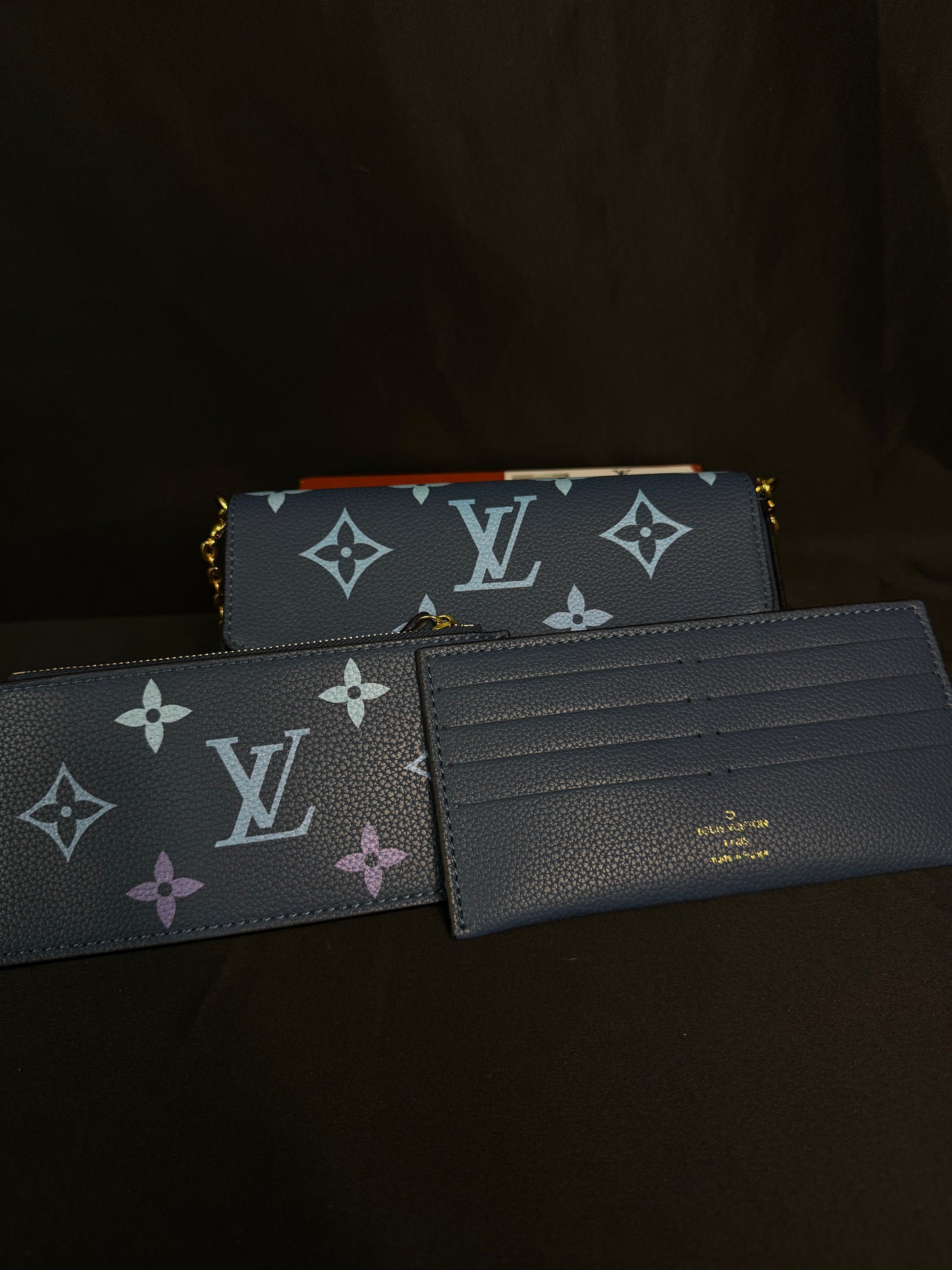 Louis Vuitton Felicie Pochette Gradient Blue 3PZ