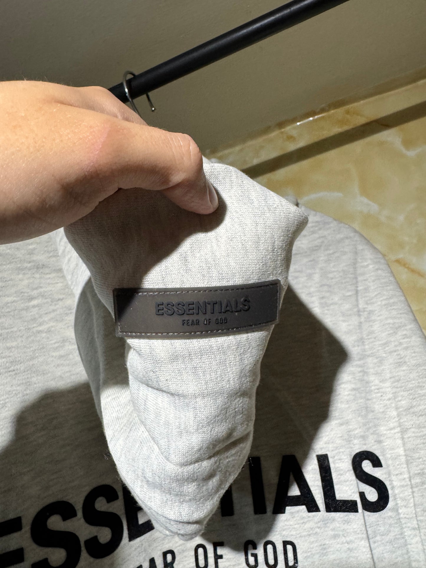 Essentials Hoodie Light Oatmeal