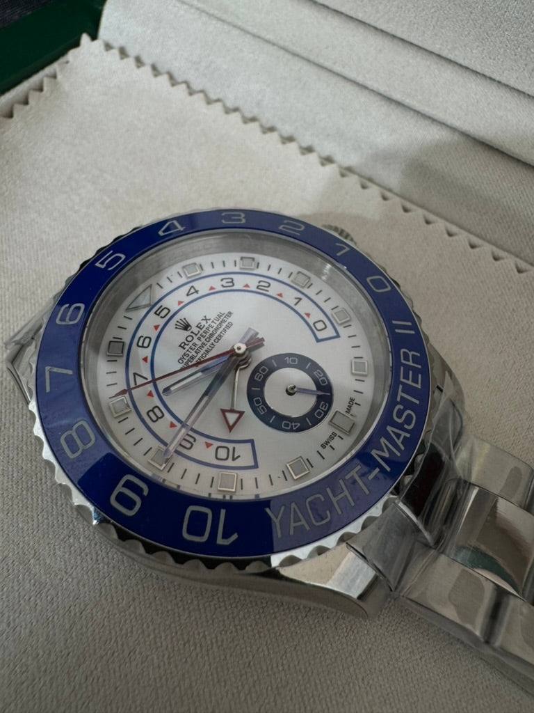 RolexYacht Master II White Dial Blue Bezel
