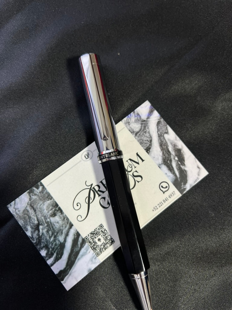 Pluma Mont Blanc Negro con Plata