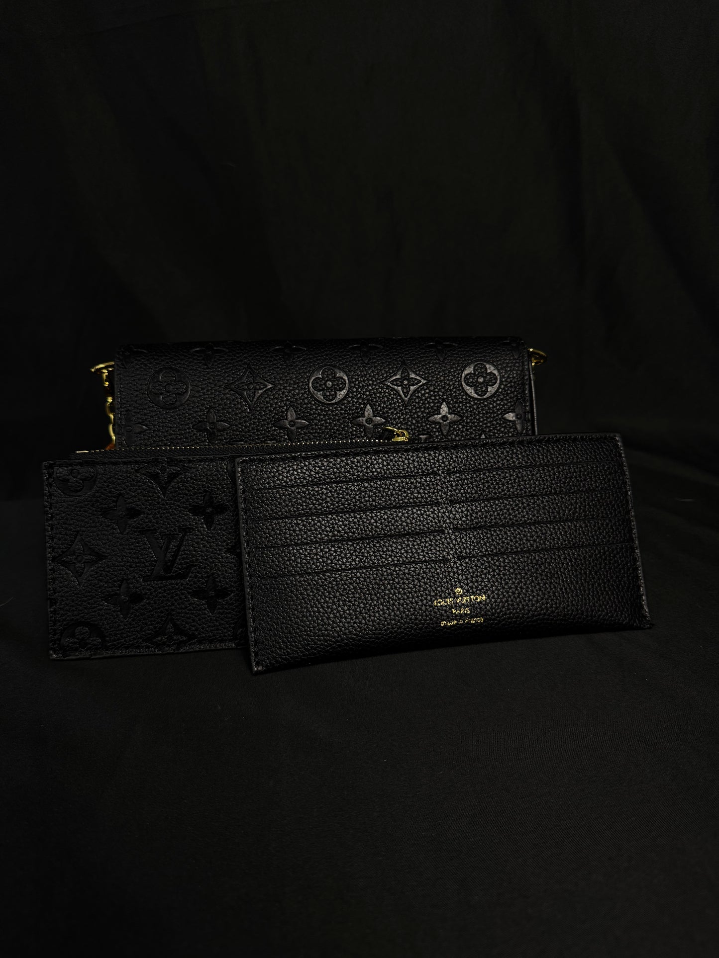 Louis Vuitton Felicie Pochette Black 3PZ