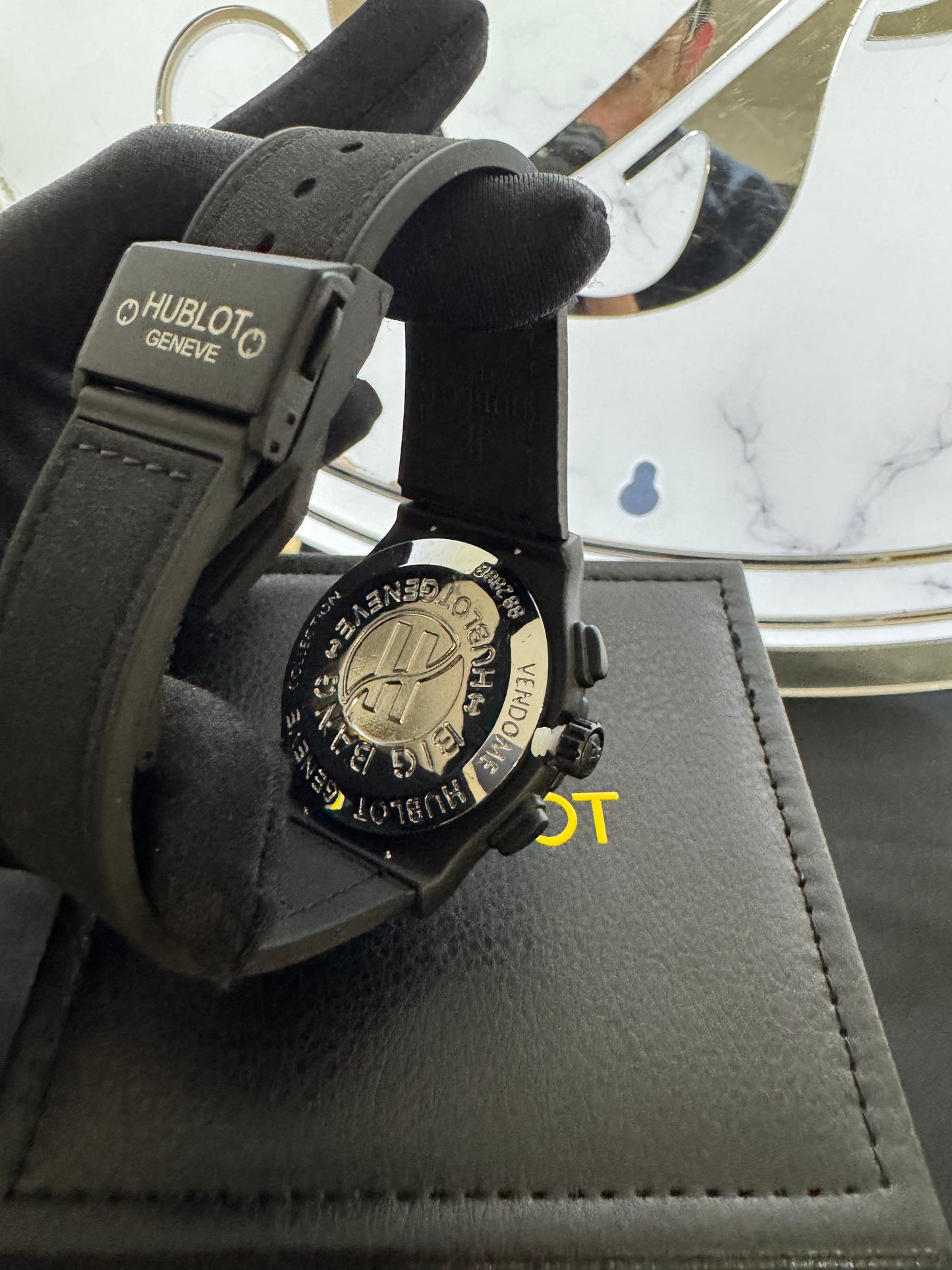 Reloj Hublot Chrono Negro