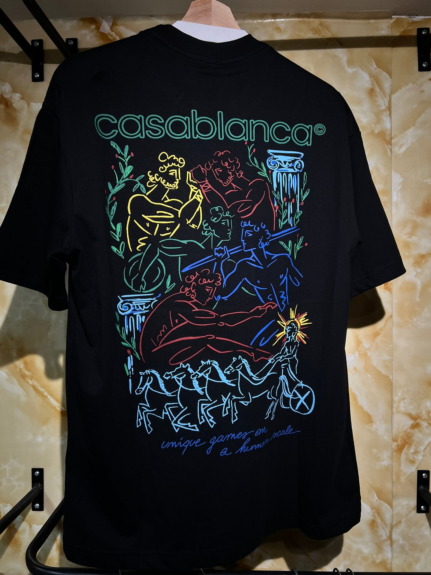 Casablanca Mythology Graphic Black