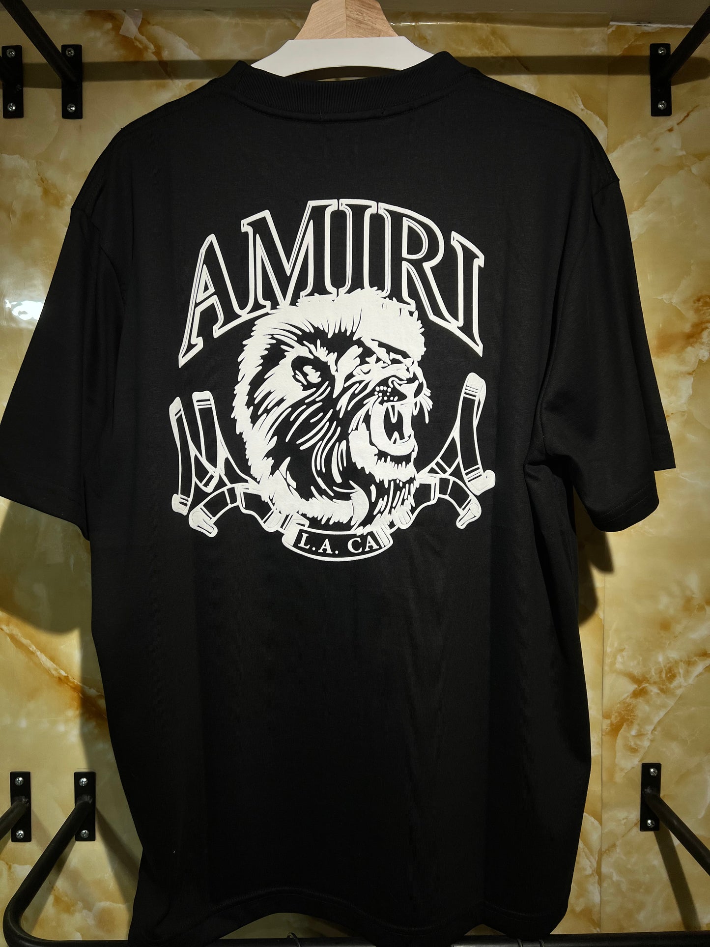 AMIRI Lion Logo T-Shirt Black
