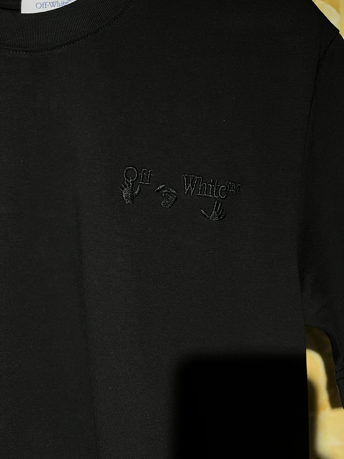 Off-White “Hands Arrows” Embroidered Black