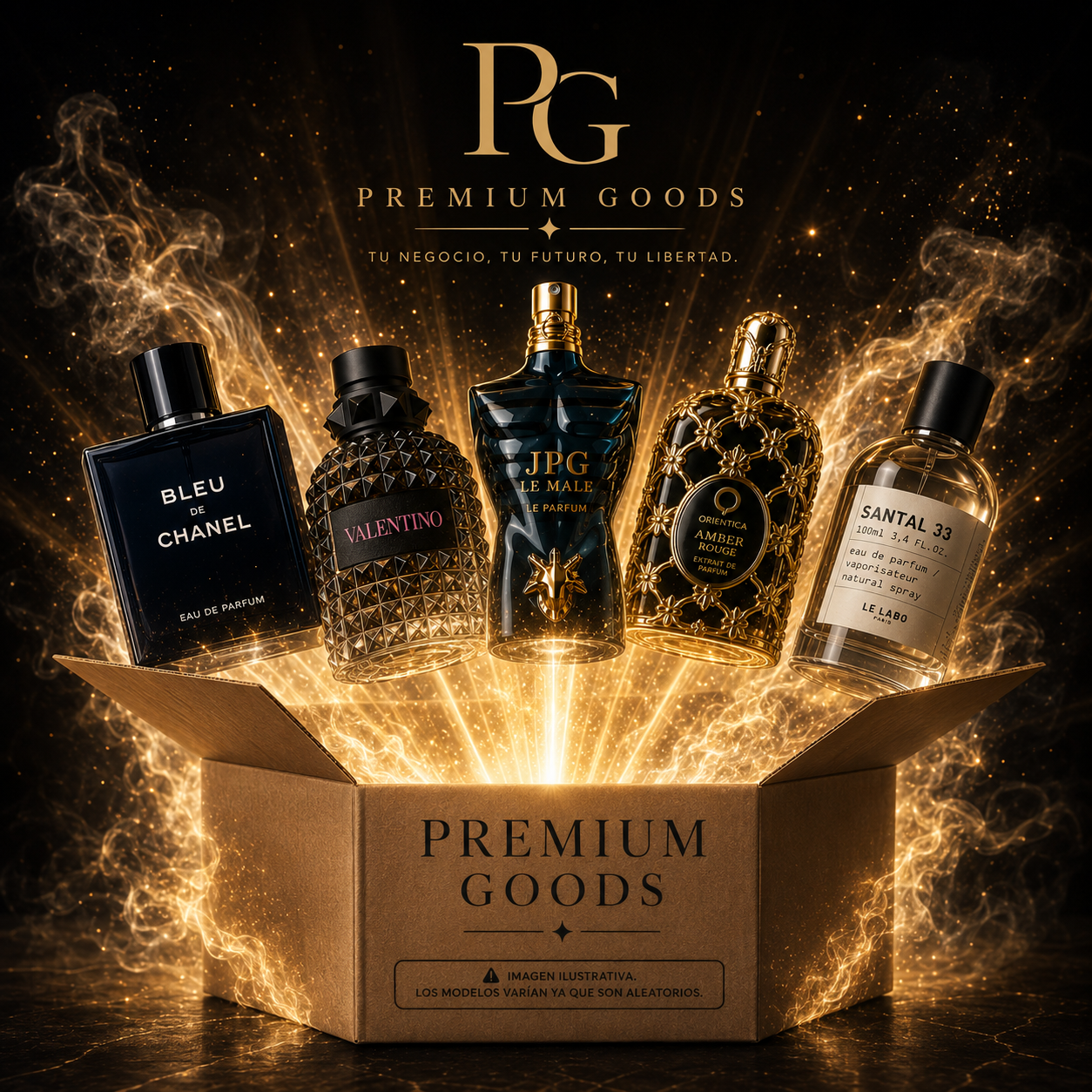 Paquete Emprendedor 5pz. Perfumería