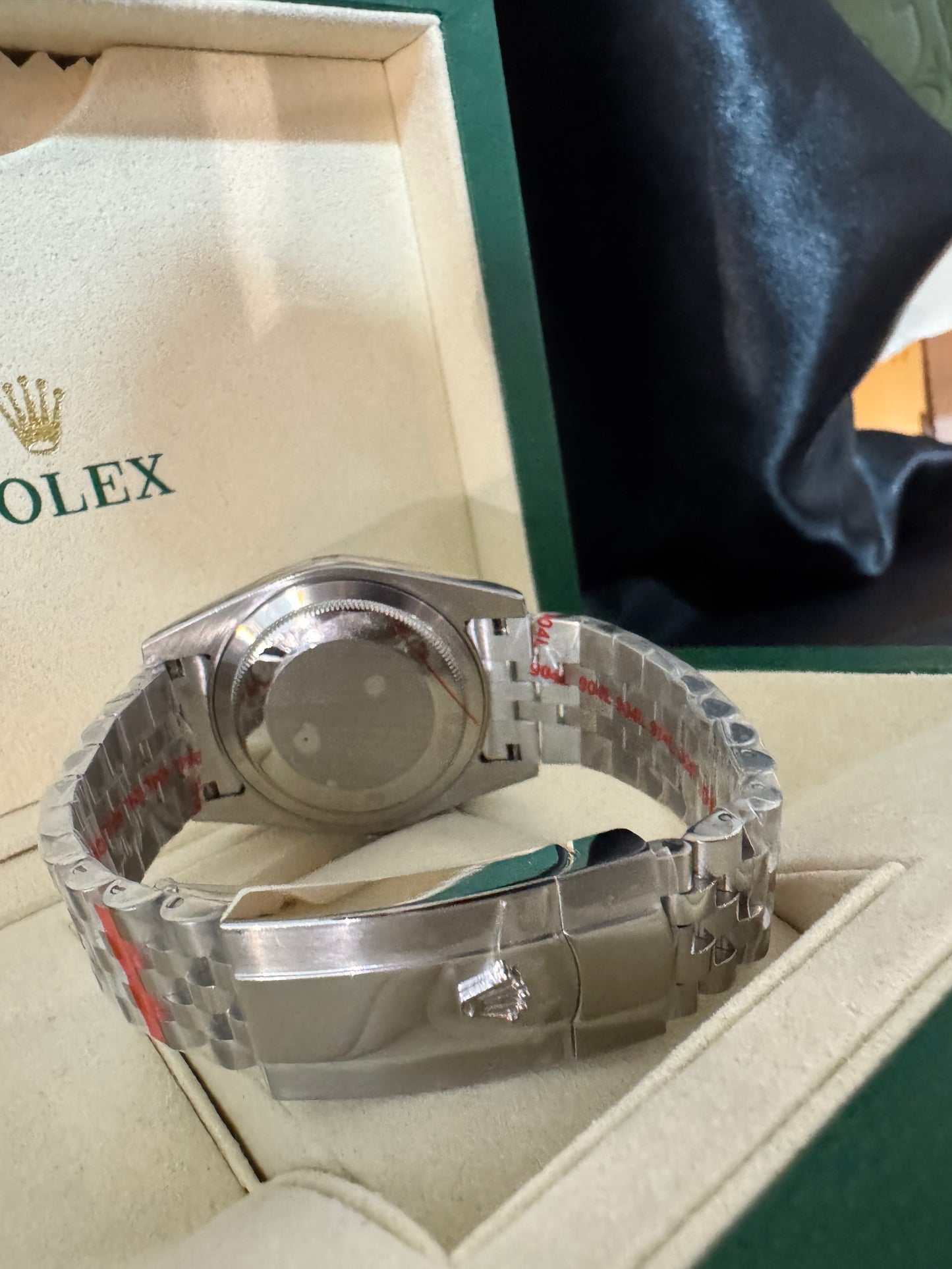 Rolex Datejust Plata y Blanco