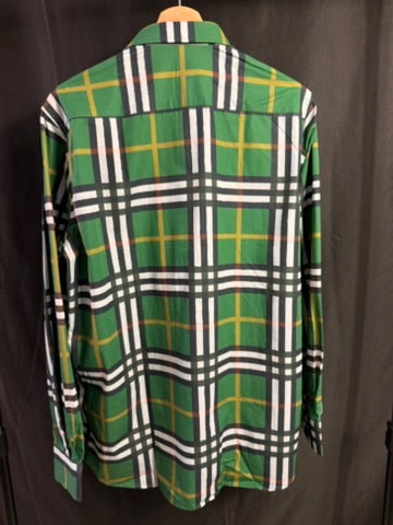 Camisa Burberry Clasica Verde UA