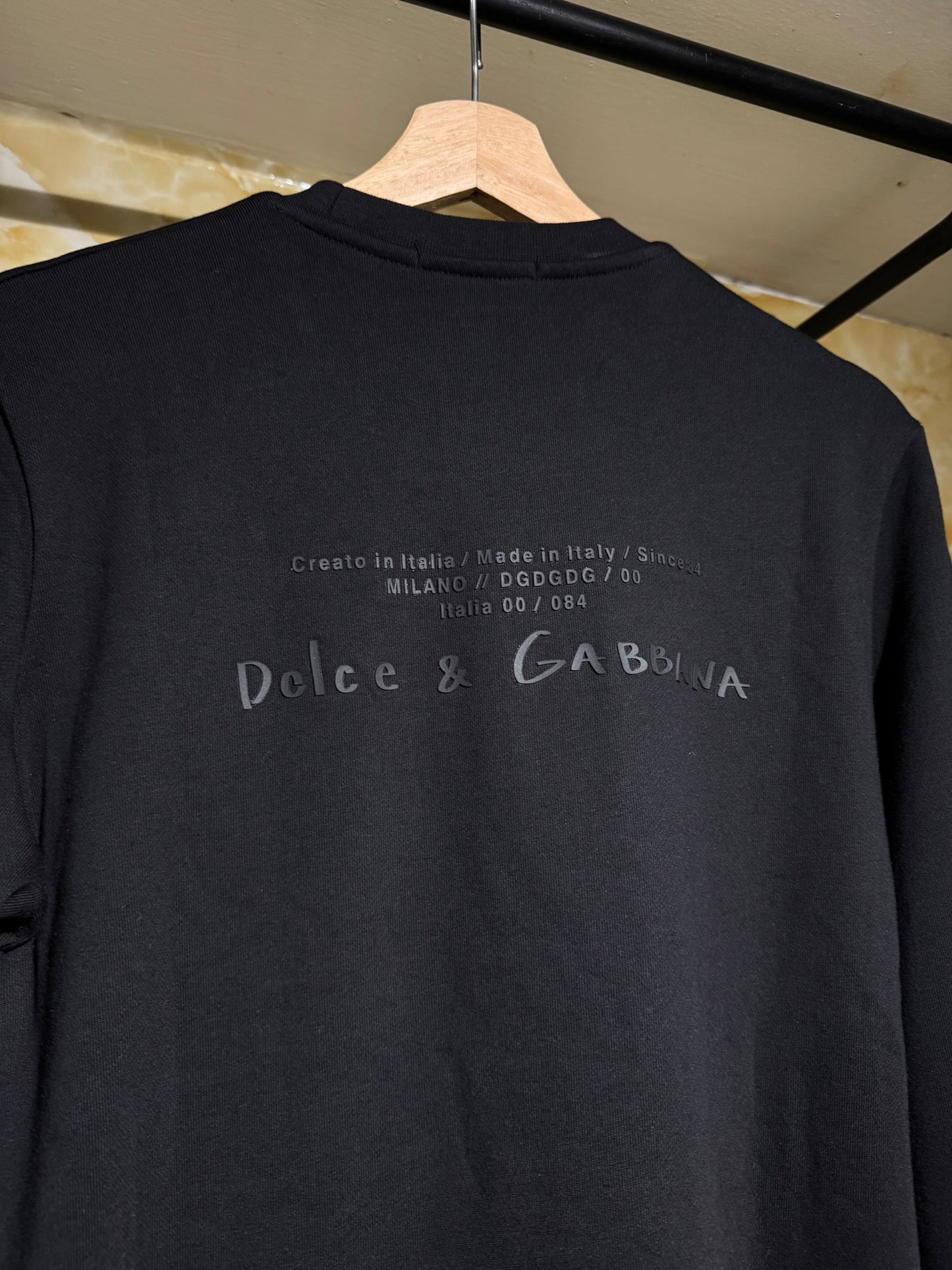 Dolce & Gabbana Hoodies Negra