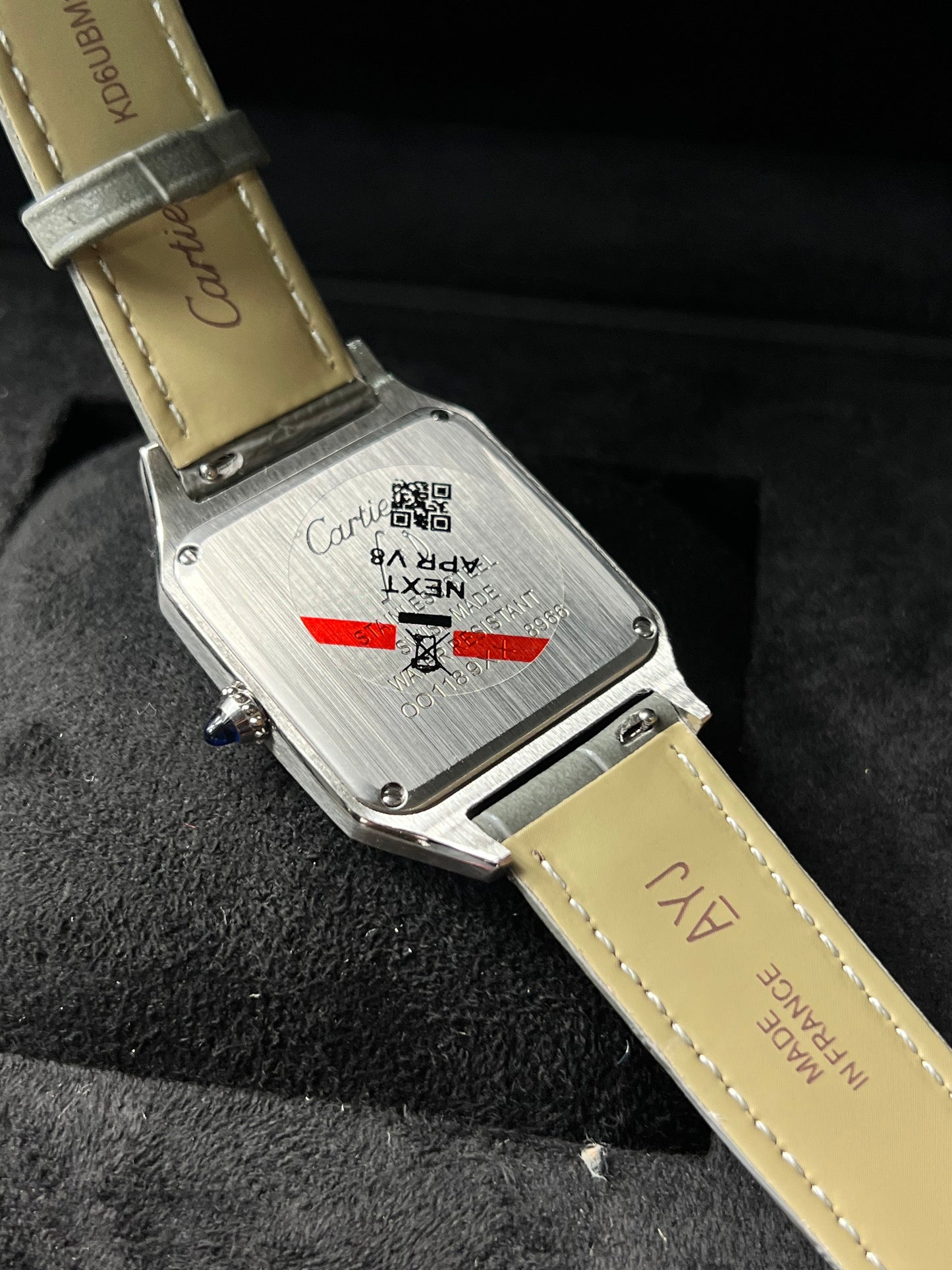 Cartier "Santos Dumont" Two Tone / Gris