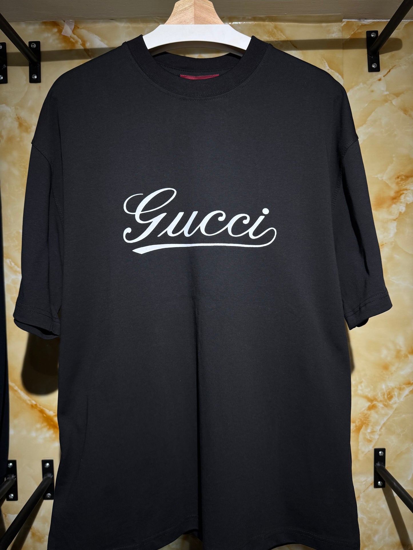 Gucci “Vintage Script Logo T-Shirt”