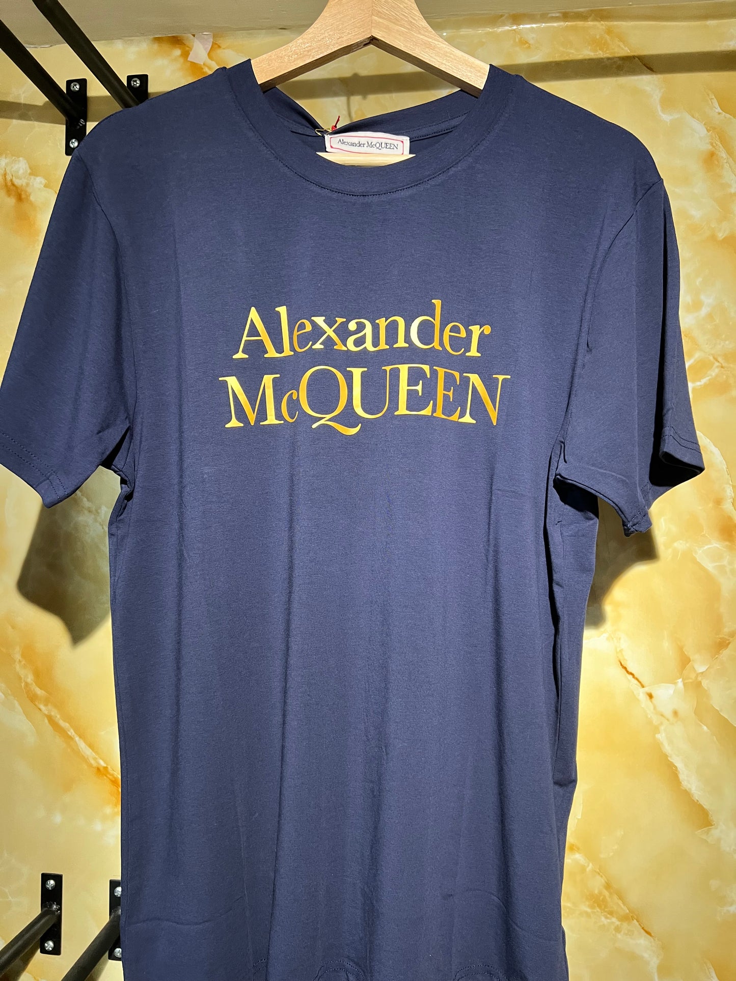Alexander Mcqueen Playera Spandex Color Azul