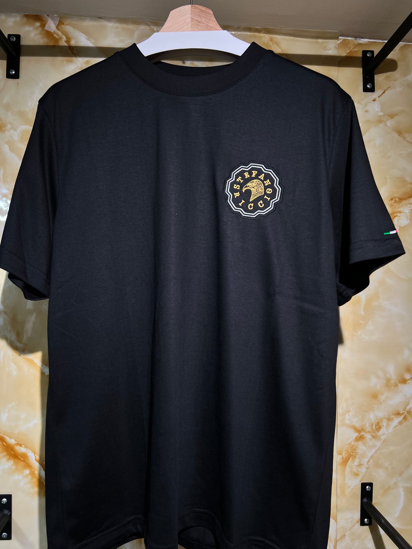 Stefano Ricci Falcon Tee Negra