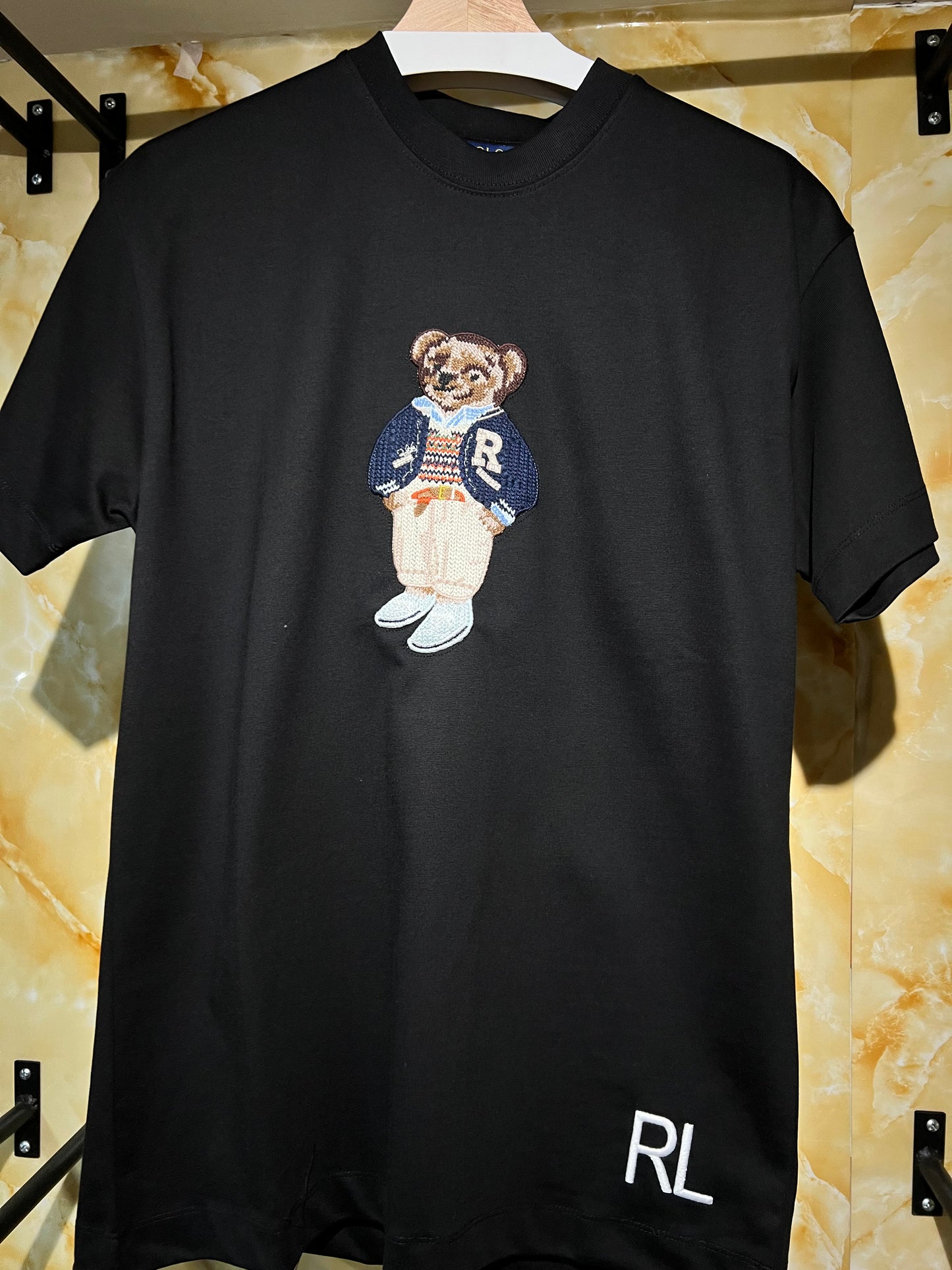 Ralph Lauren Polo Bear Tee Negra
