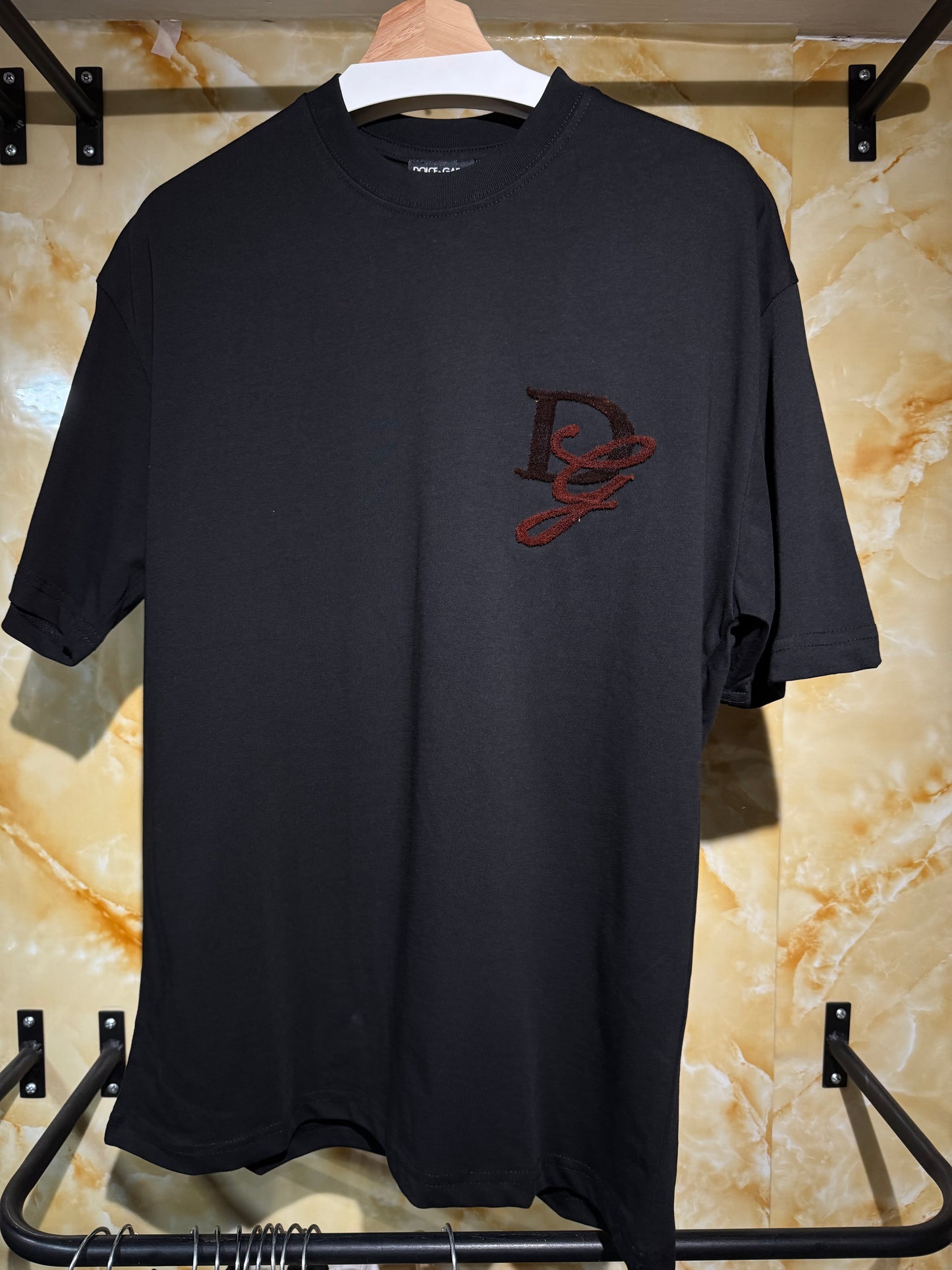 Dolce & Gabbana – DG Embroidered Chest Logo Tee