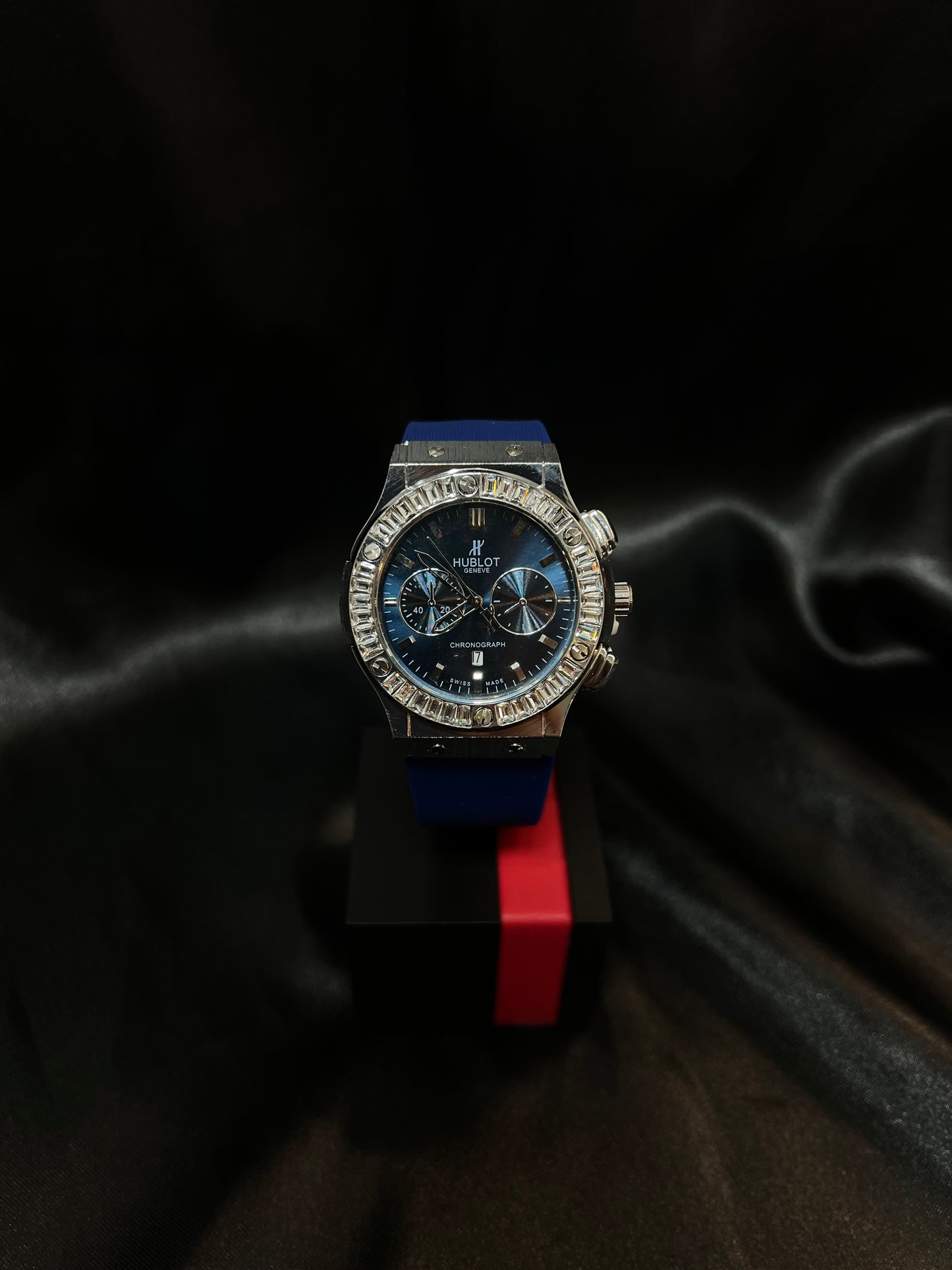 Hublot Cronograph Acero Azul AA