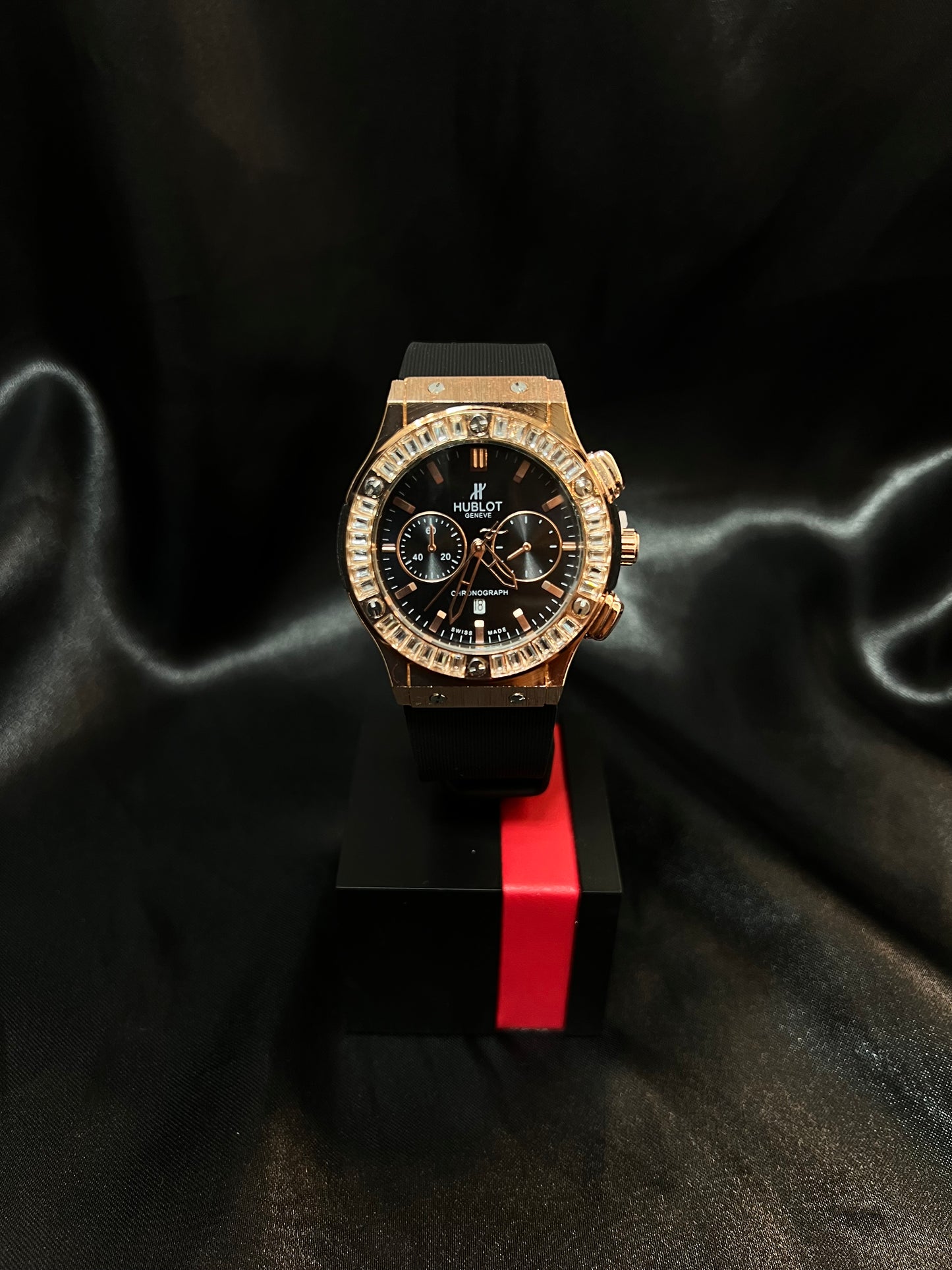 Hublot Cronograph Oro Rosa Negro