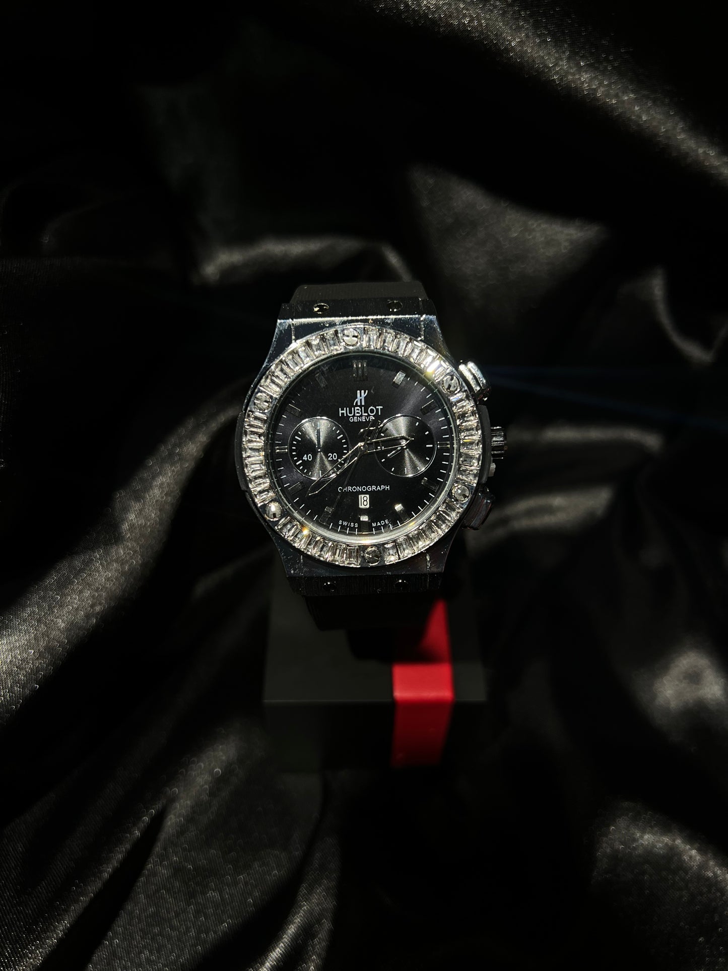 Hublot Cronograph Acero Negro AA