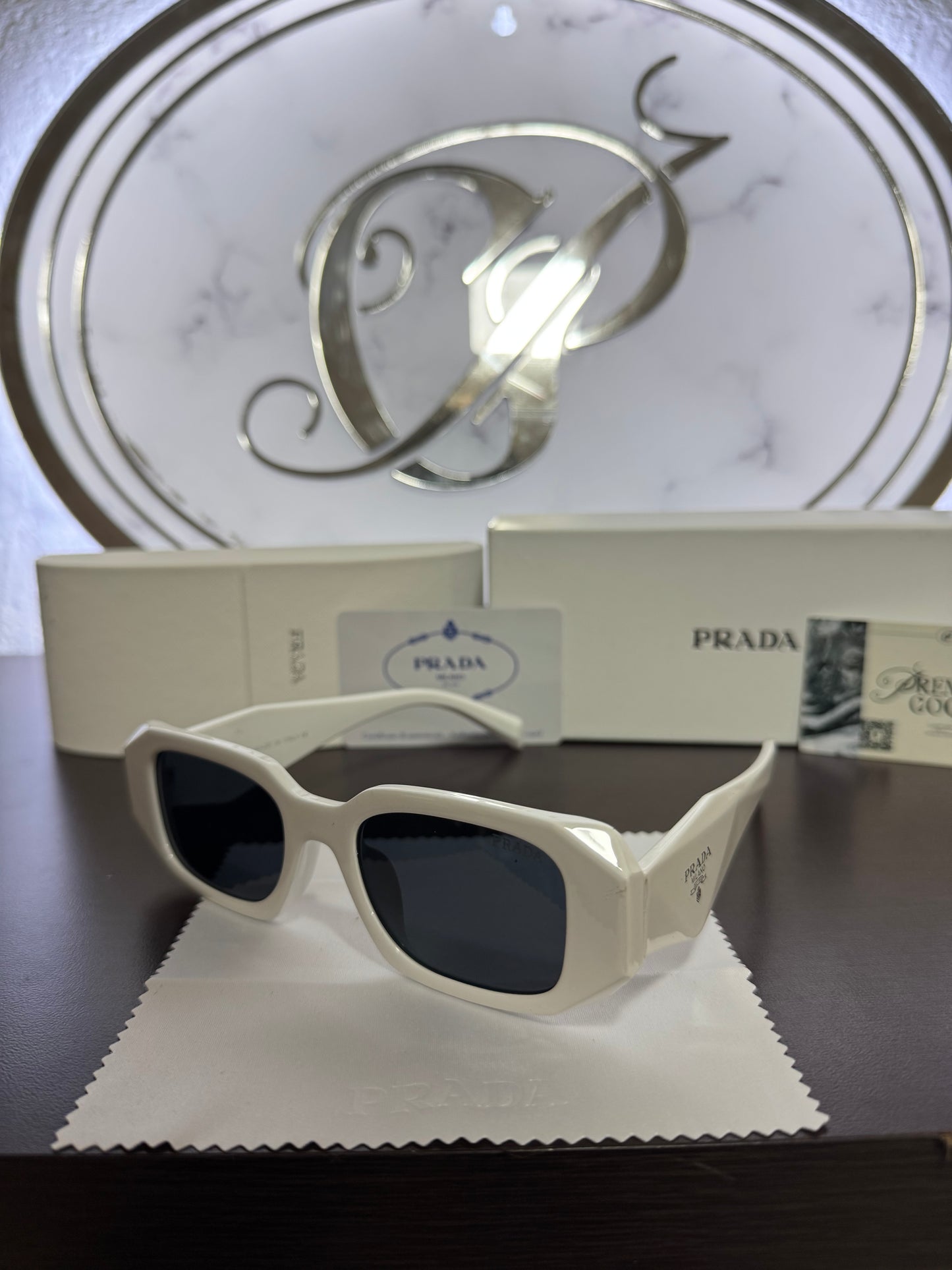 Lentes Prada Blancos