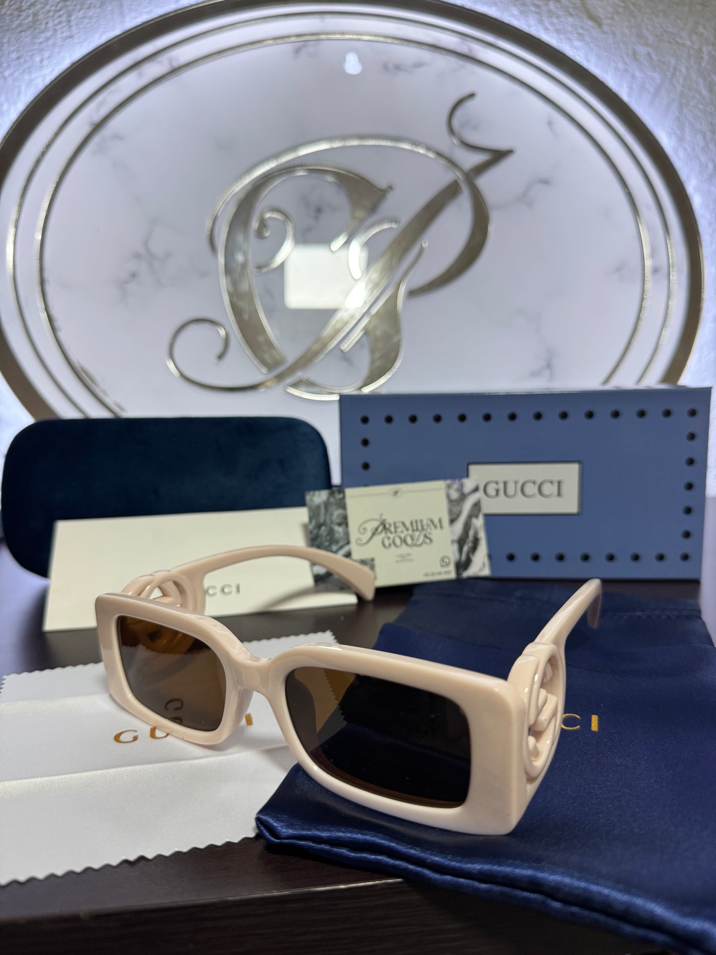 Lentes Gucci Beige