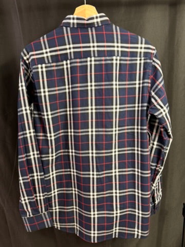 Camisa Burberry Clasica Azul UA