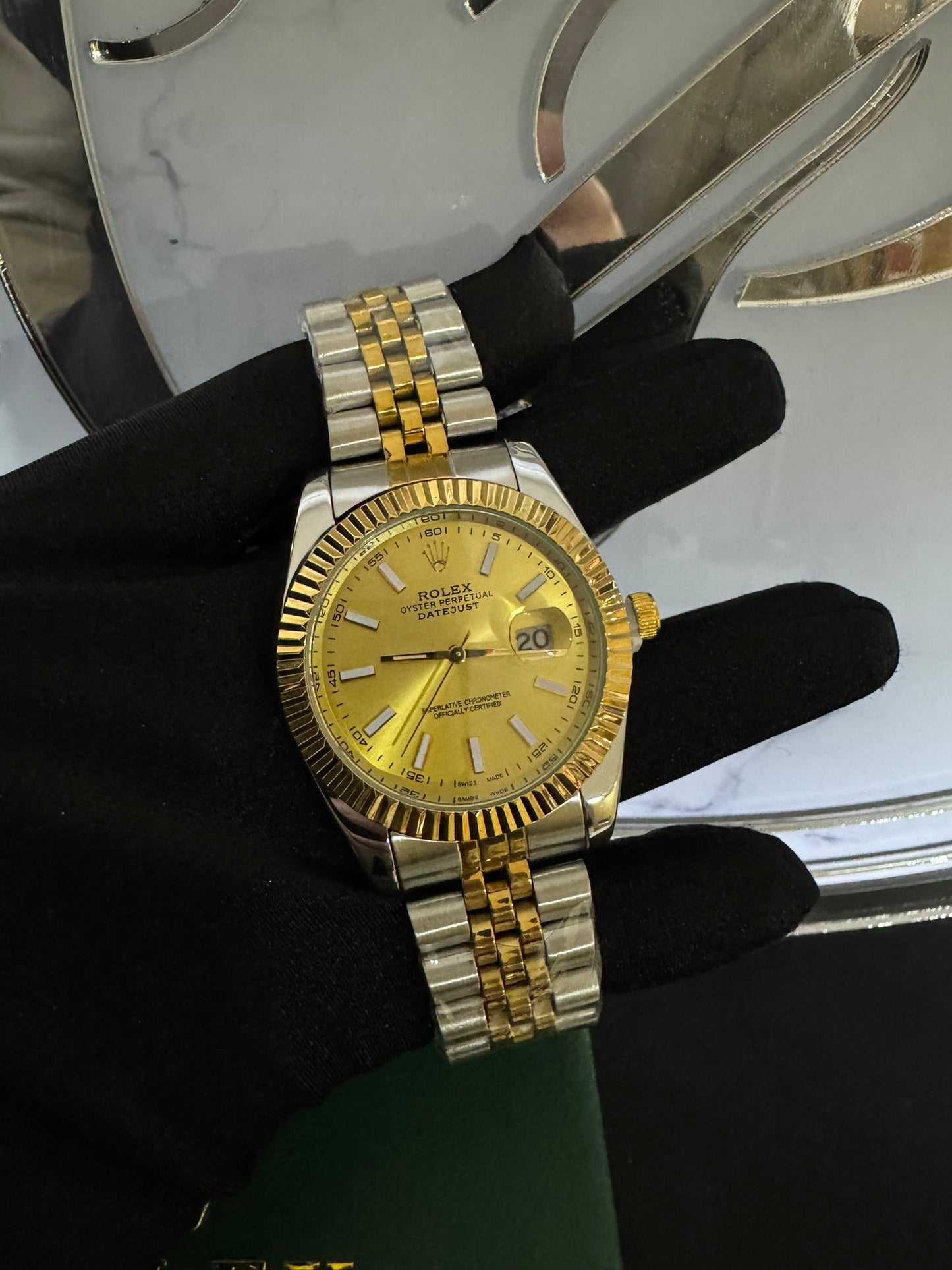 Reloj Rolex Datejust Dos Tonos