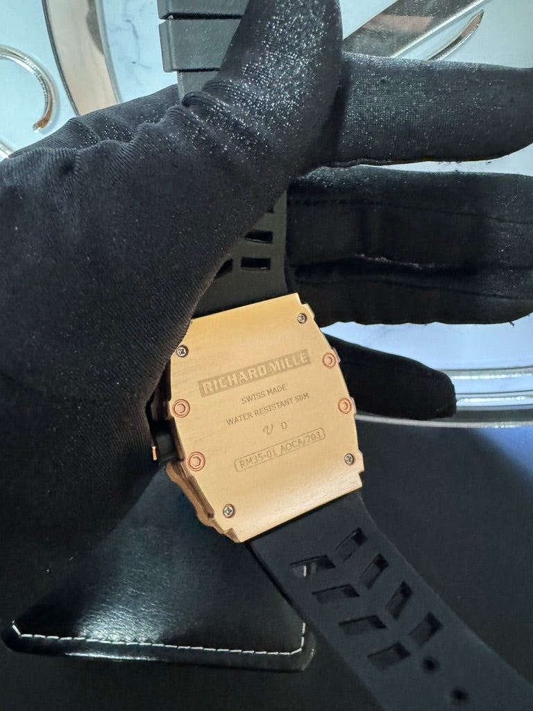 Reloj Richard Mille Dragón Oro Rosa