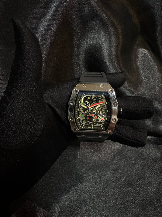 Reloj Richard Mille Caucho Negro