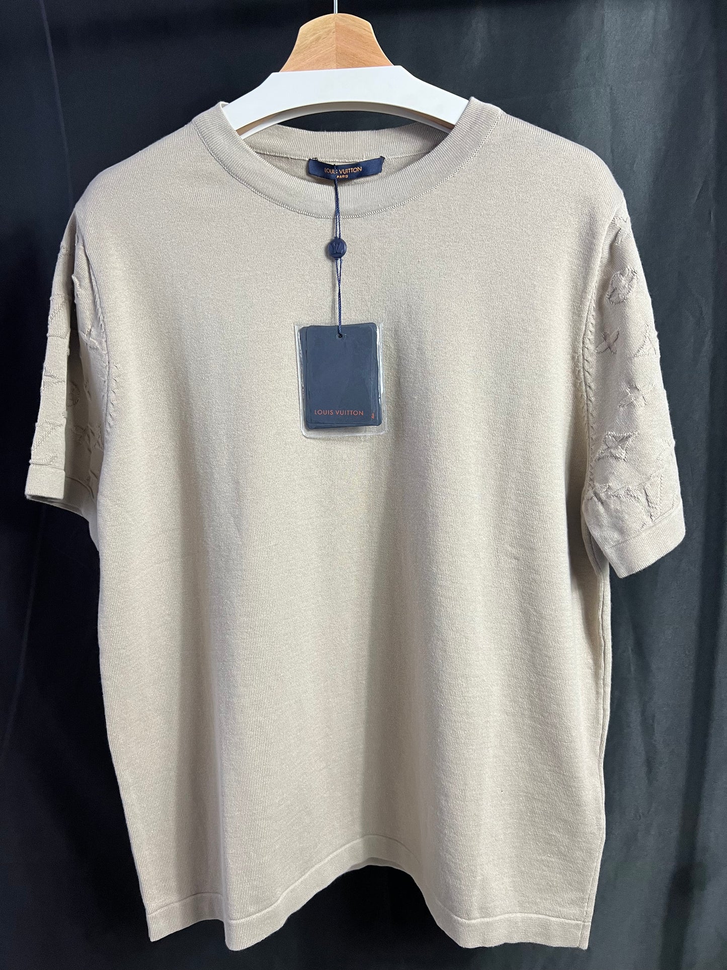 Playera Punto Louis Vuitton Monograma Beige UA