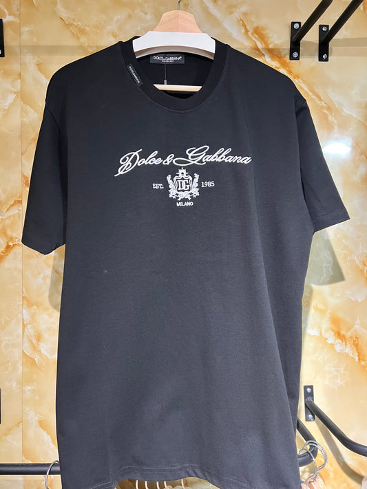 Dolce & Gabbana Milano Embroidered Black