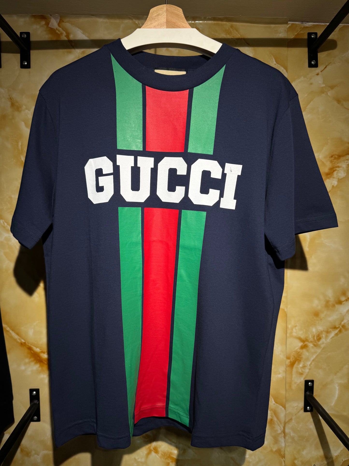 Gucci Web Stripe Logo T-Shirt
