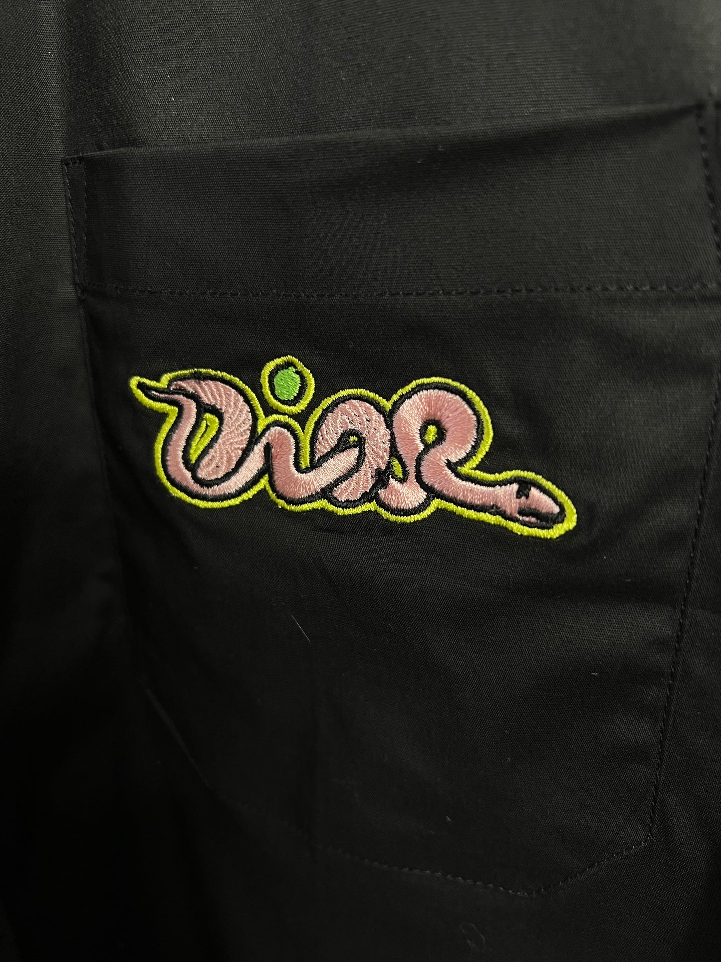 Camisa Dior Kaws Logo Negra UA