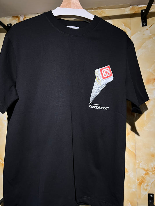 Casa blanca Column Tee Negra