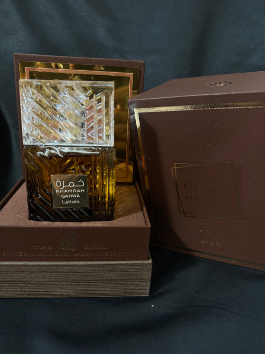 Lattafa Khamrah QAHWA 100ml Caja Premium