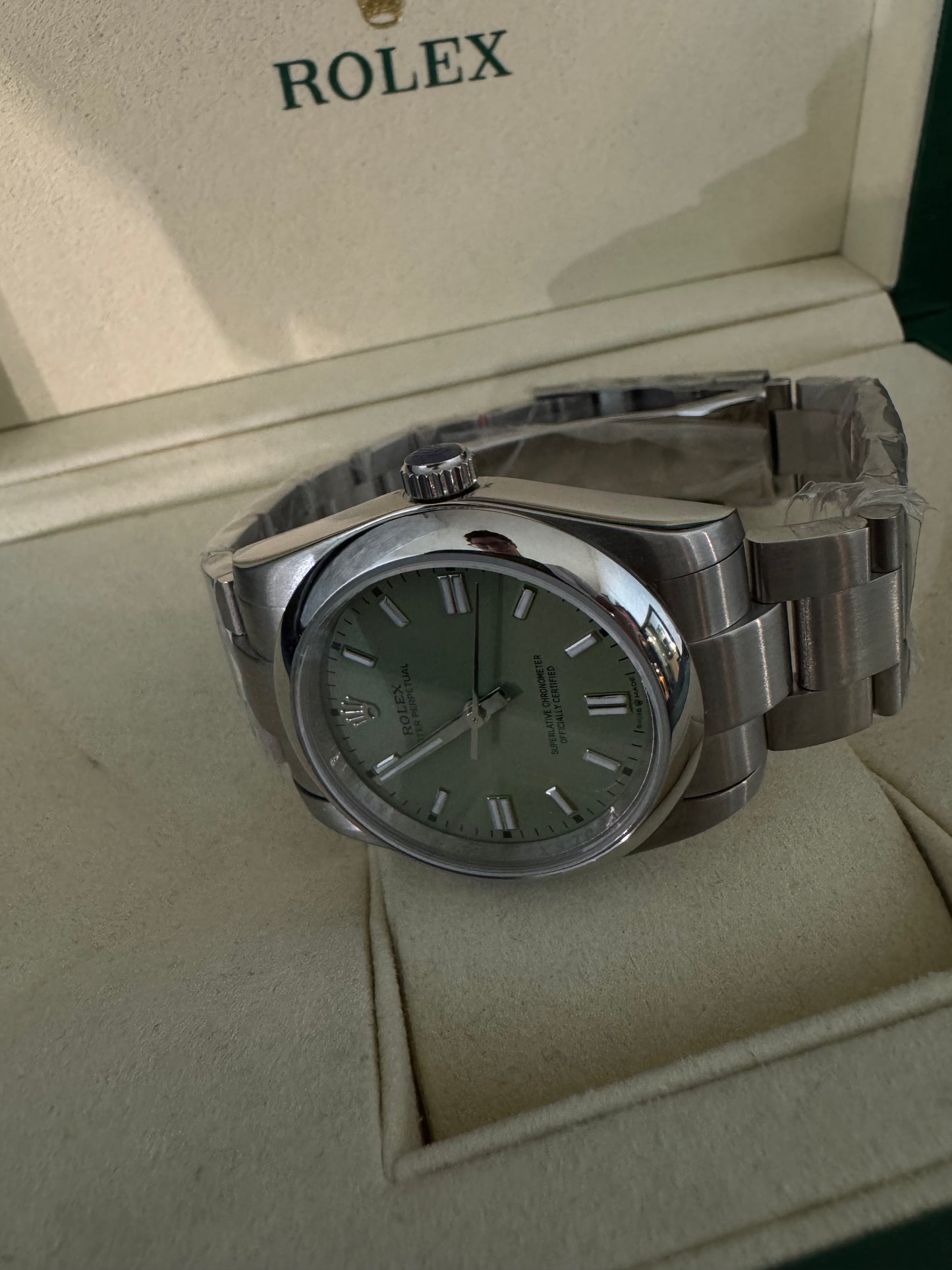 Rolex Oyster Perpetual "Matcha"