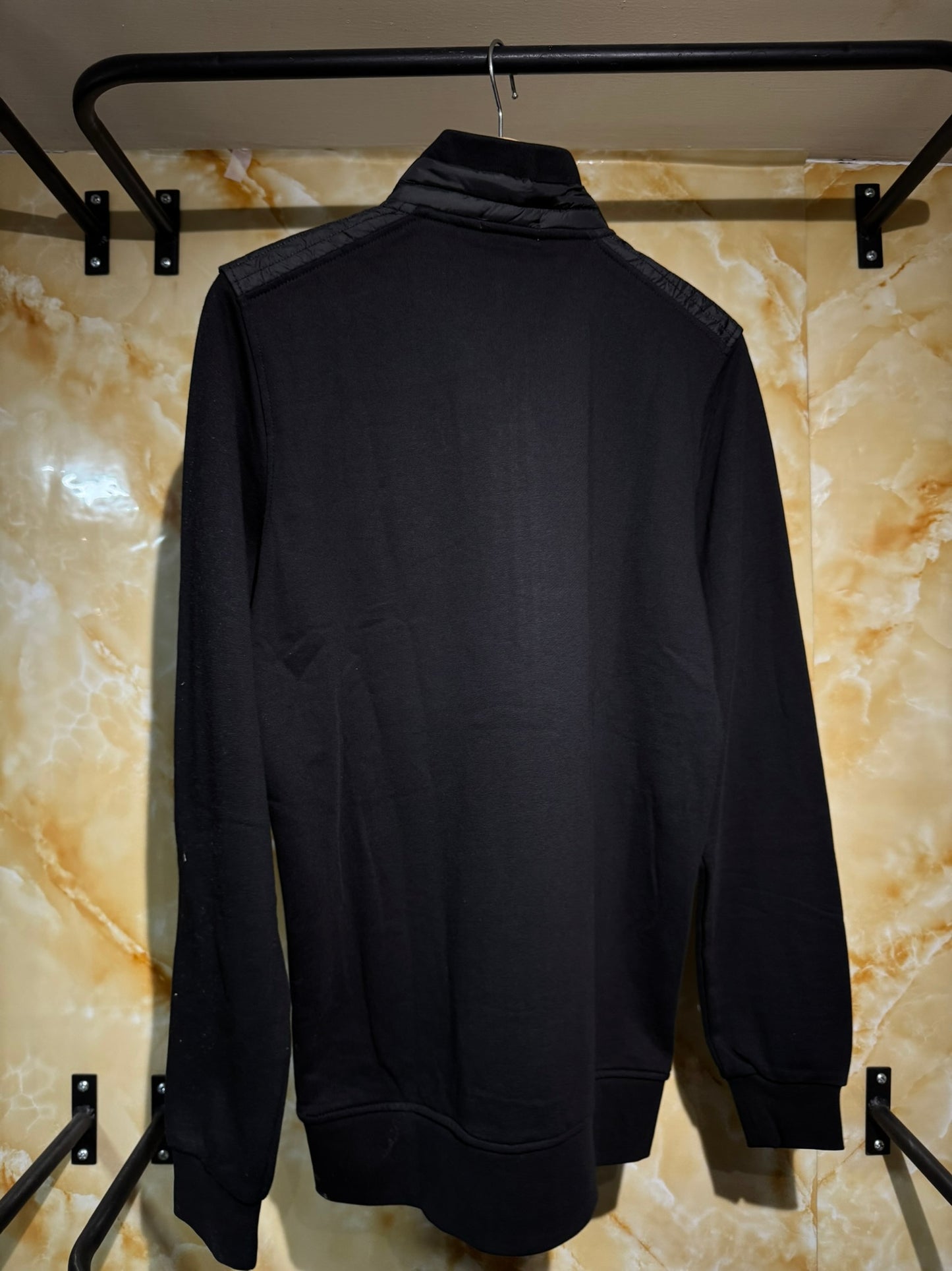 Moncler Hoodie Negra Con Cierre