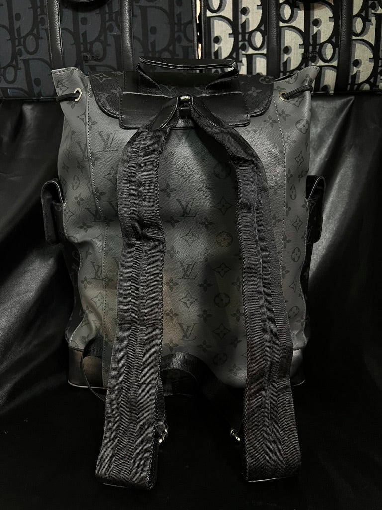 Louis Vuitton Christopher Backpack MM Grey Monogram