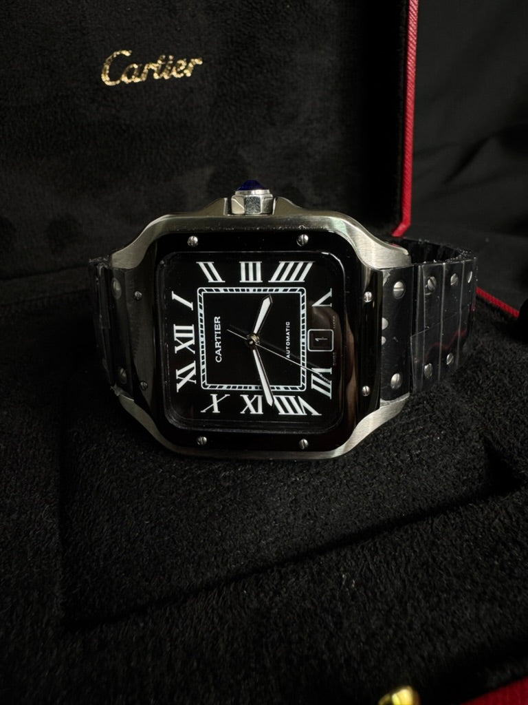 Cartier Santos ADLC Negro Acero