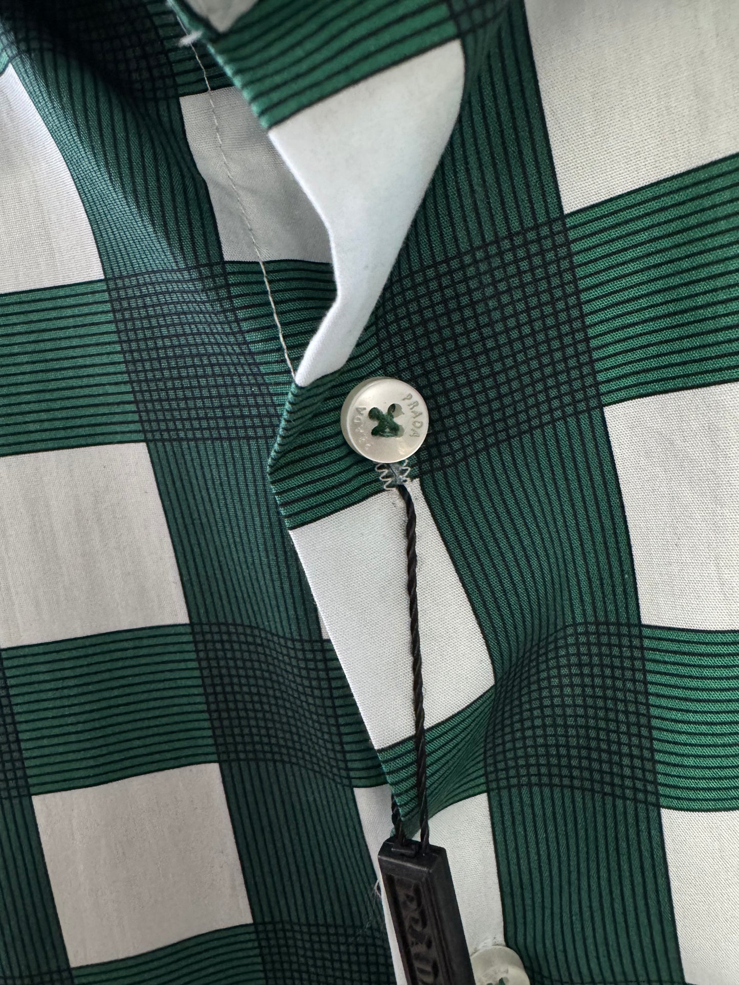 Camisa Prada Verde Cuadros UA