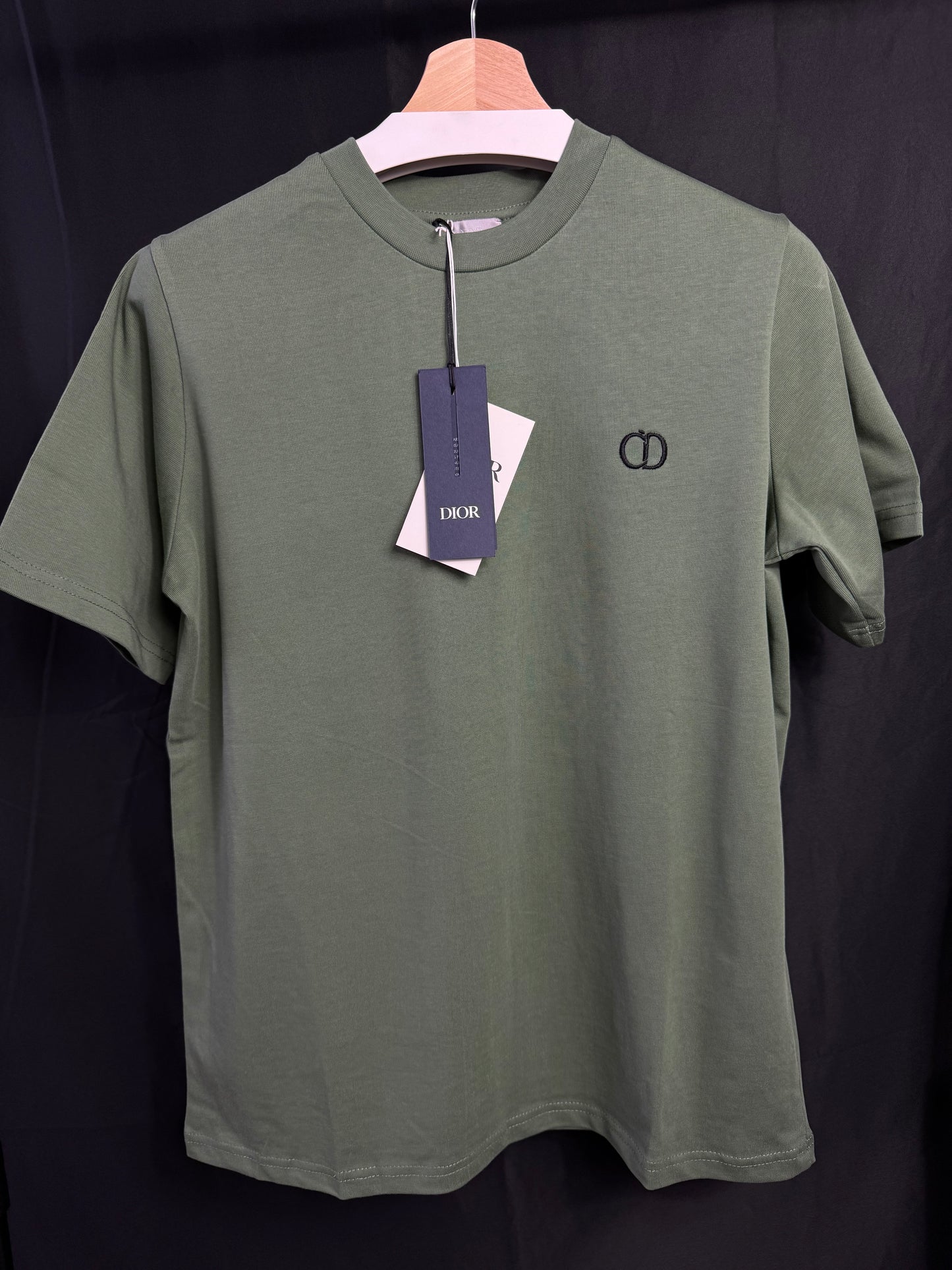 Playera Dior CD Icon Bordado Verde UA