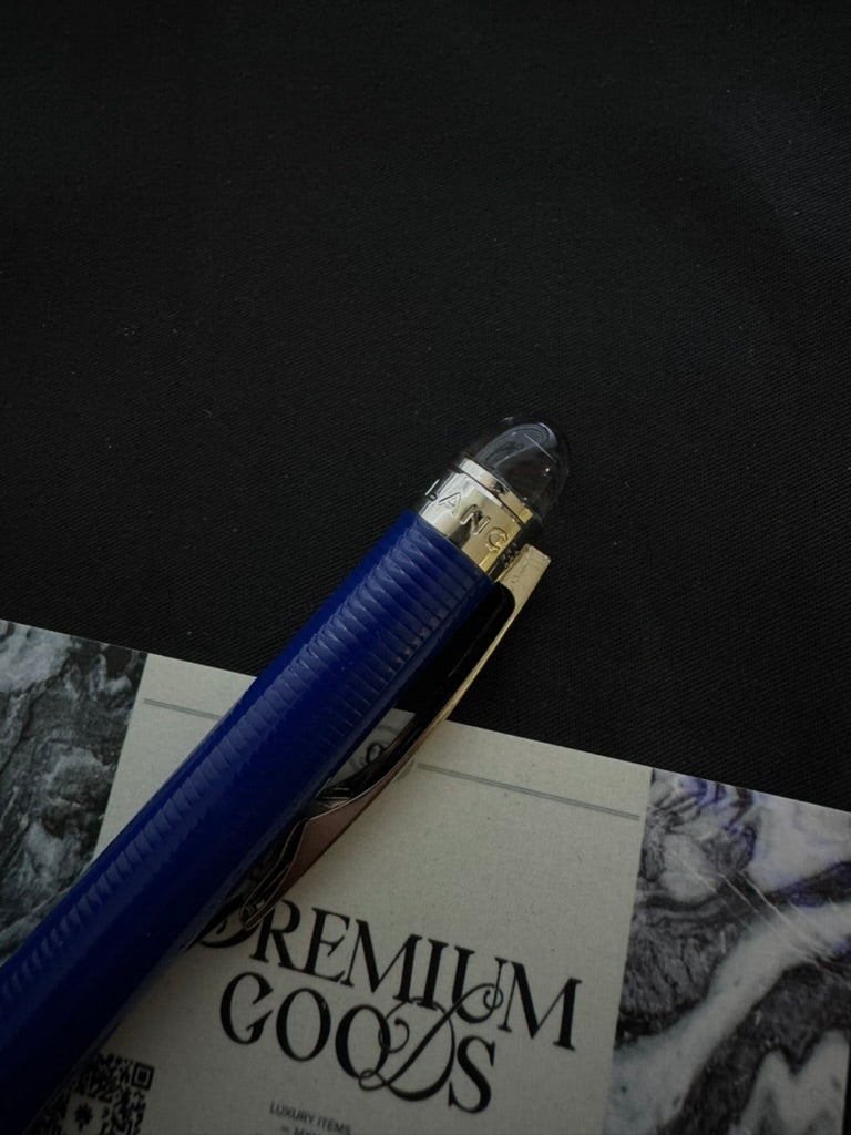 Pluma Mont Blanc Azul Rey