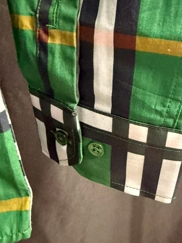 Camisa Burberry Clasica Verde UA