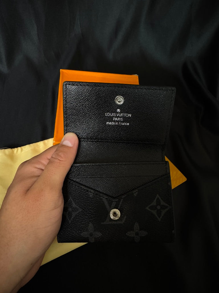 Louis Vuitton Monedero/Tarjetero Monograma Negro
