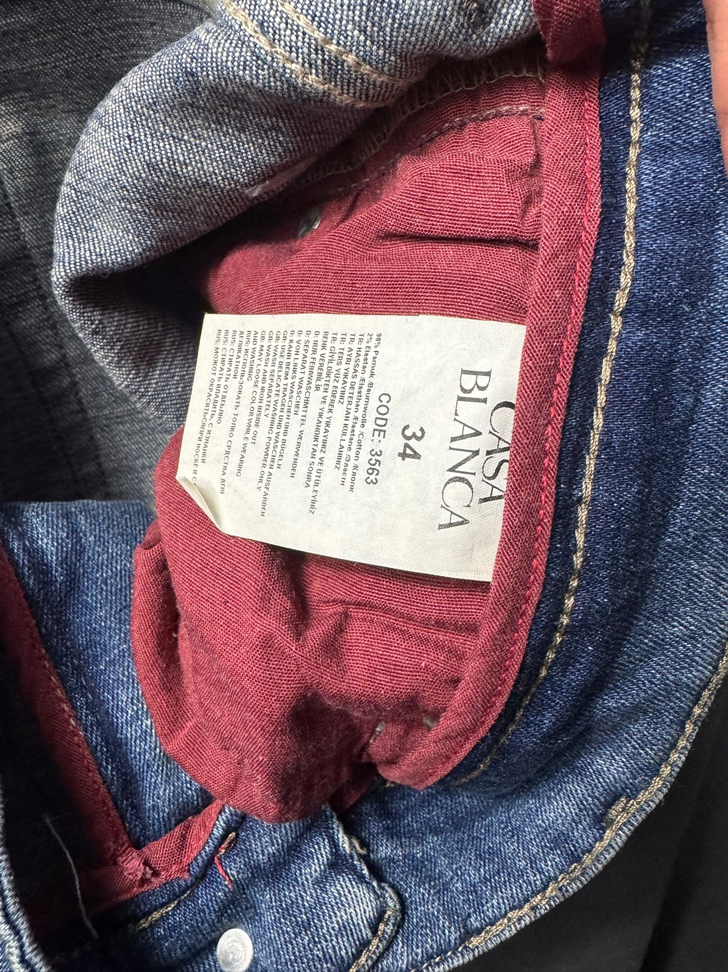 Jeans Casa Blanca Azules