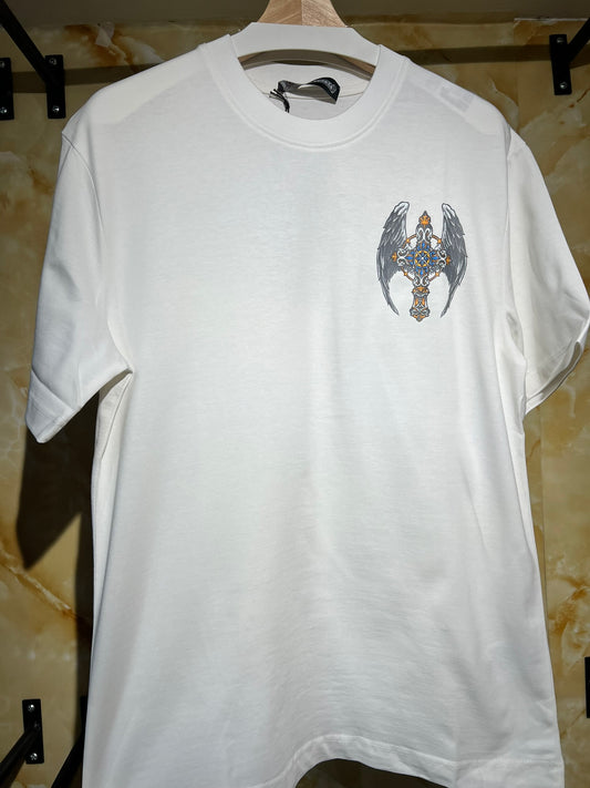 Chrome Hearts Wings Tee Blanca