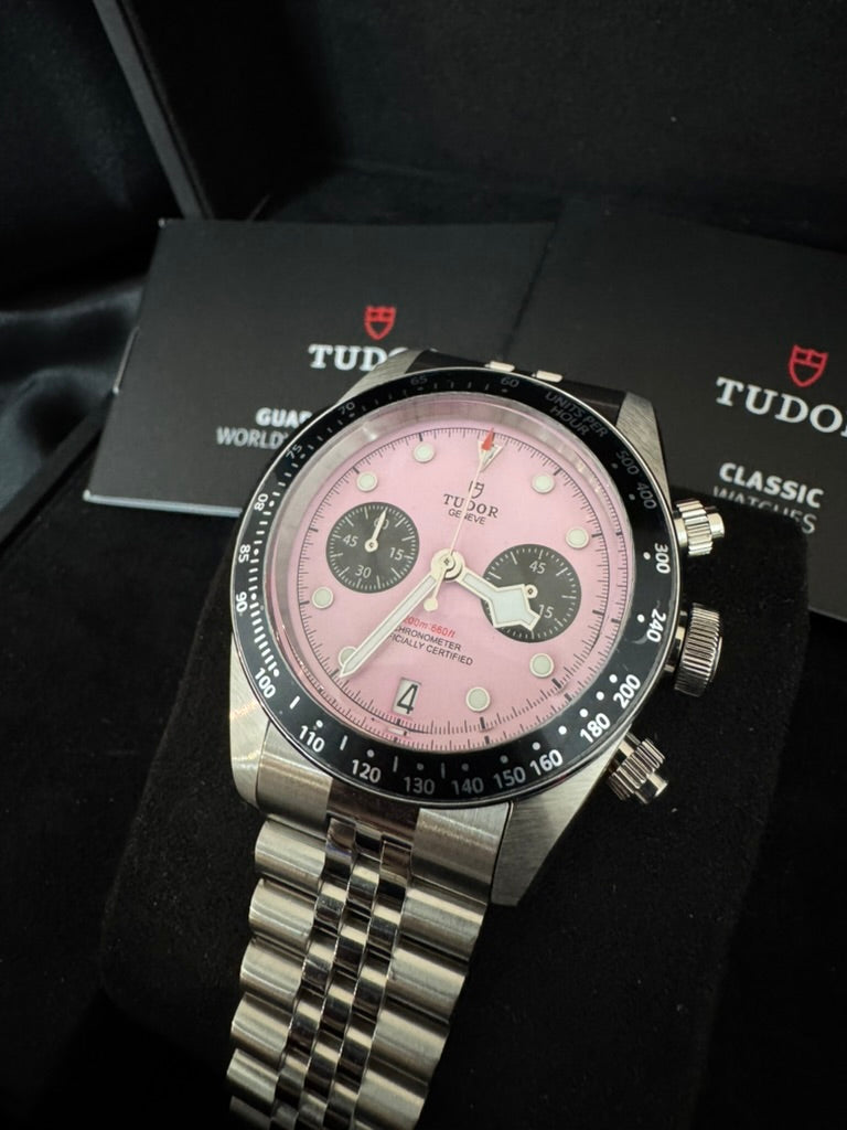 Tudor Black Bay Chrono Pink Dial