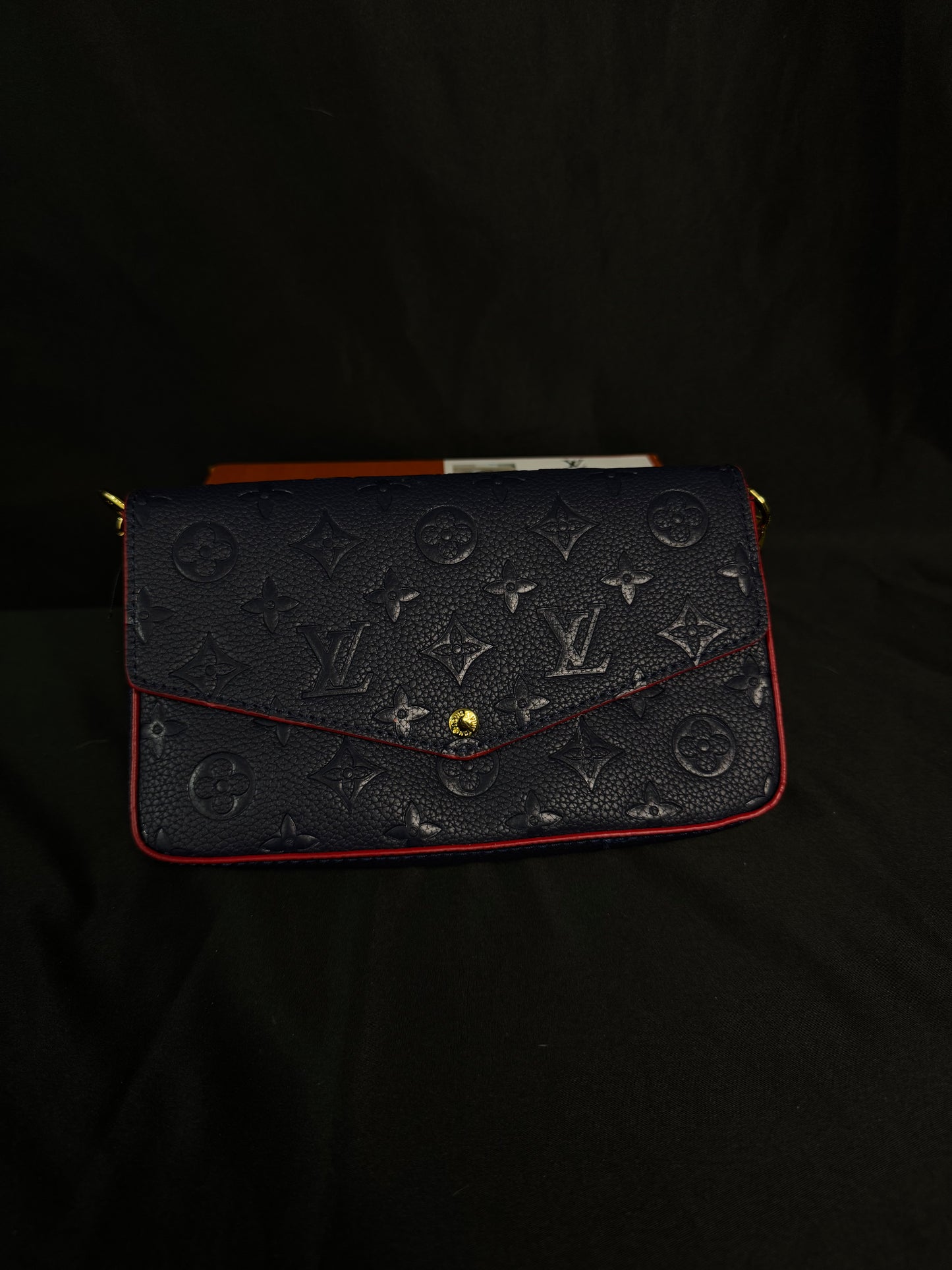Louis Vuitton Felicie Pochette Navy Blue 3PZ