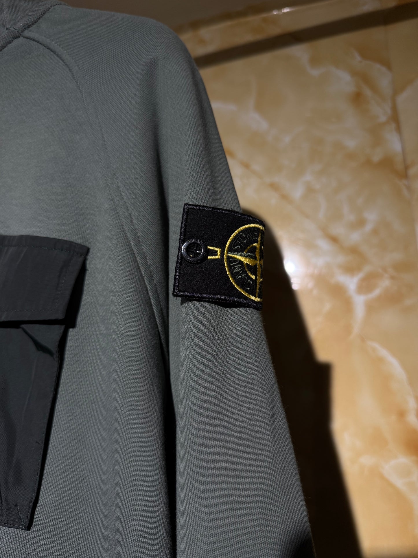 Stone Island Hoodie Gris